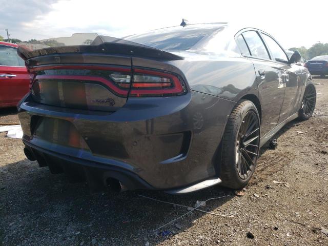 2C3CDXL9XKH712362 - 2019 DODGE CHARGER SRT HELLCAT GRAY photo 4