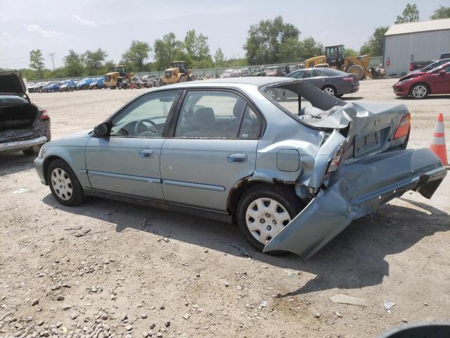 2HGEJ6612YH558172 - 2000 HONDA CIVIC BASE TEAL photo 2