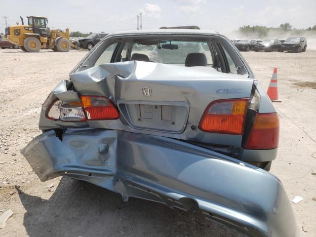 2HGEJ6612YH558172 - 2000 HONDA CIVIC BASE TEAL photo 6