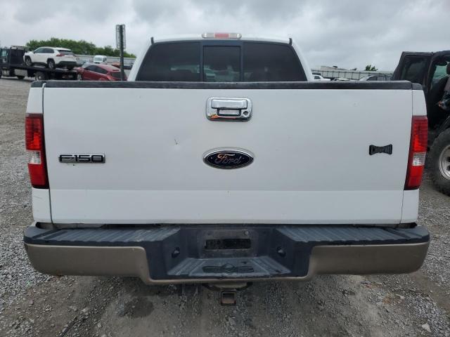 1FTPW12514KD62358 - 2004 FORD F150 SUPERCREW WHITE photo 6