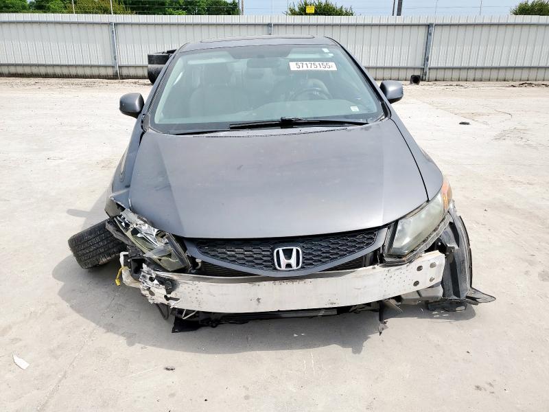 2HGFG3B03CH502040 - 2012 HONDA CIVIC EXL GRAY photo 5
