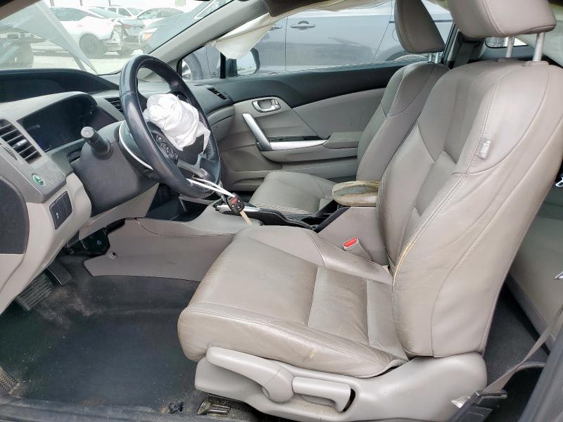 2HGFG3B03CH502040 - 2012 HONDA CIVIC EXL GRAY photo 7