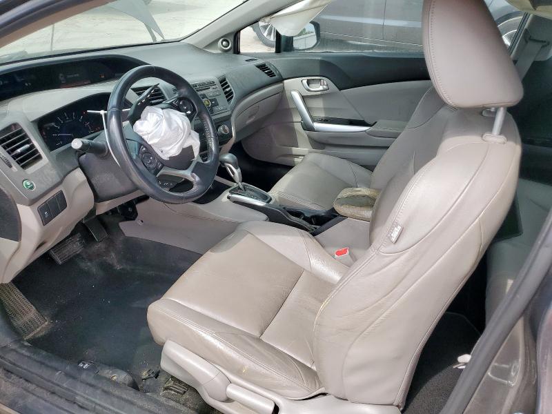 2HGFG3B03CH502040 - 2012 HONDA CIVIC EXL GRAY photo 8