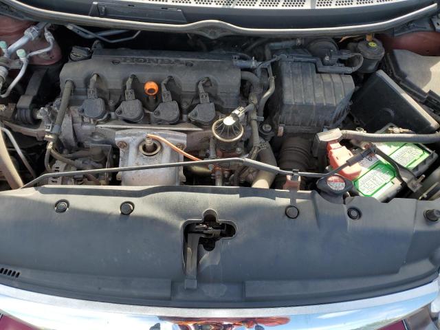 2HGFA16679H535930 - 2009 HONDA CIVIC LX-S ბურგუნდია ფოტო 11