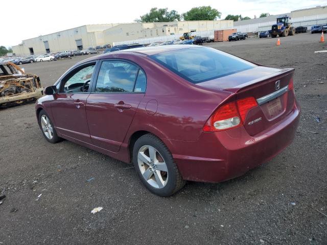 2HGFA16679H535930 - 2009 HONDA CIVIC LX-S ბურგუნდია ფოტო 2
