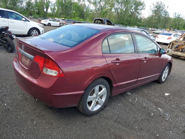 2HGFA16679H535930 - 2009 HONDA CIVIC LX-S ბურგუნდია ფოტო 3