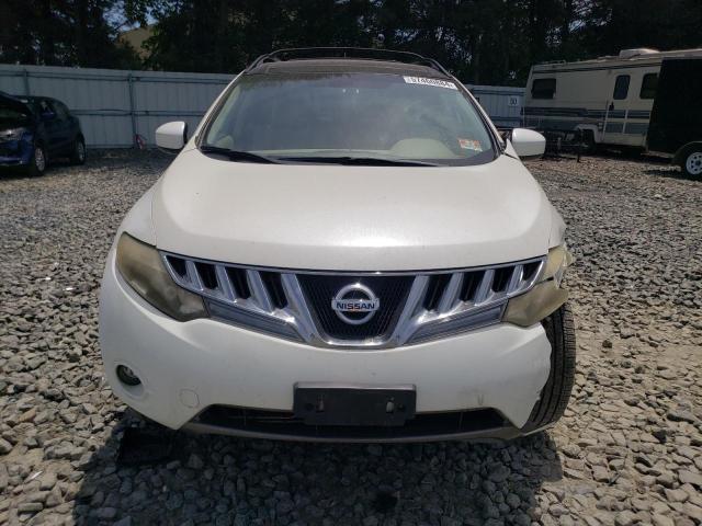 JN8AZ18W09W109582 - 2009 NISSAN MURANO S WHITE photo 5