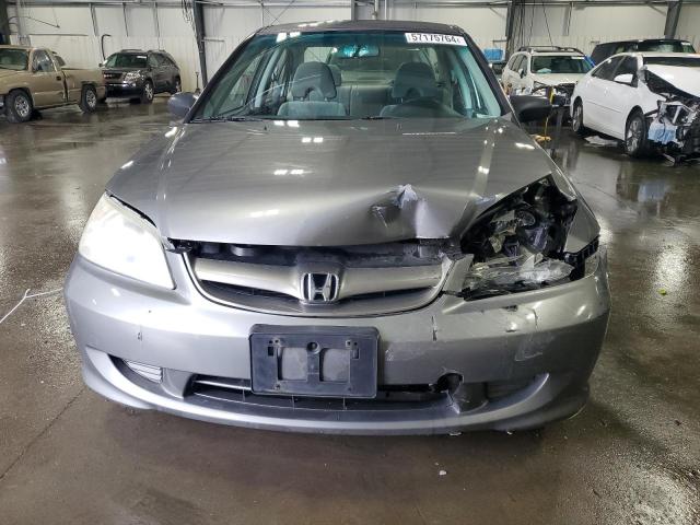 1HGES16335L022542 - 2005 HONDA CIVIC DX VP SILVER photo 5