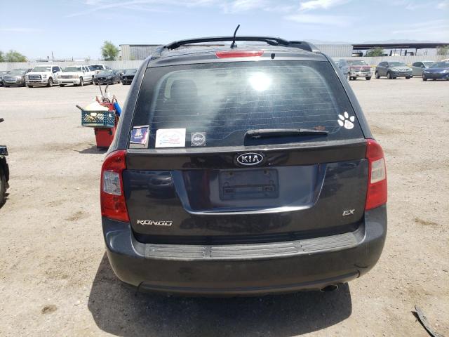 KNAFG525177081195 - 2007 KIA RONDO BASE CHARCOAL photo 6