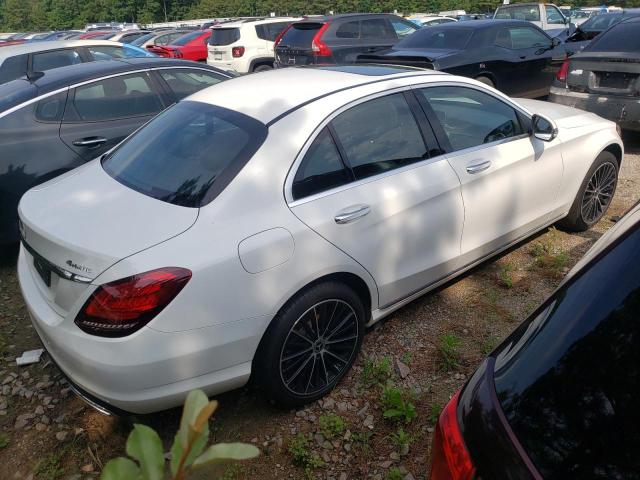 WDDWF8EB1LR527844 - 2020 MERCEDES-BENZ C 300 4MATIC WHITE photo 3