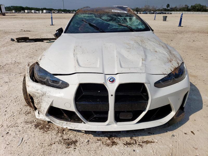 WBS33AZ01PCL73739 - 2023 BMW M4 COMPETITION WHITE photo 5
