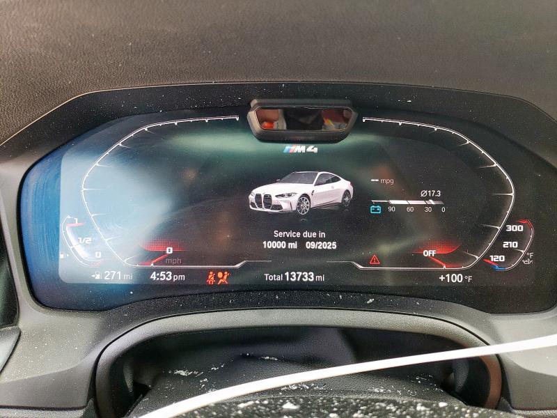 WBS33AZ01PCL73739 - 2023 BMW M4 COMPETITION WHITE photo 9