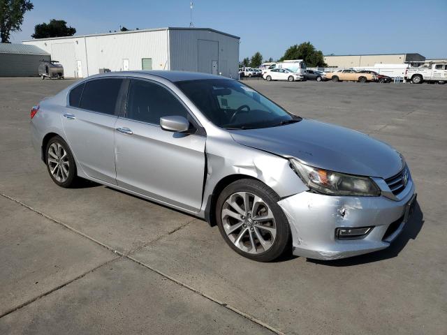 1HGCR2F58DA280088 - 2013 HONDA ACCORD SPORT ვერცხლისფერი ფოტო 4