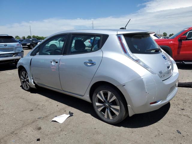 1N4BZ0CP2HC306947 - 2017 NISSAN LEAF S SILVER photo 2