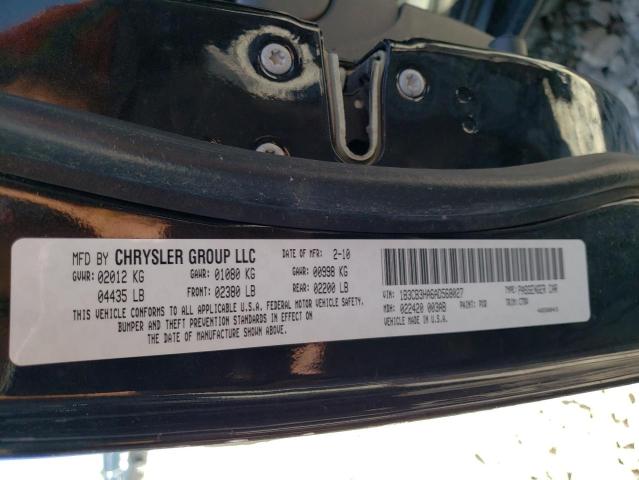 1B3CB3HA6AD568027 - 2010 DODGE CALIBER MAINSTREET BLACK photo 12