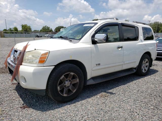 5N1AA08B86N722993 - 2006 NISSAN ARMADA SE WHITE photo 1