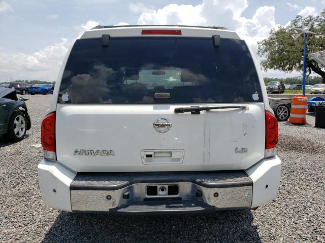 5N1AA08B86N722993 - 2006 NISSAN ARMADA SE WHITE photo 6