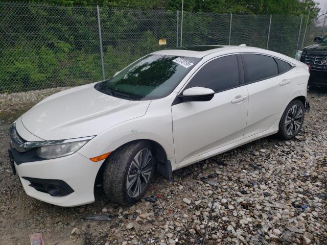 19XFC1F71HE001026 - 2017 HONDA CIVIC EXL WHITE photo 1