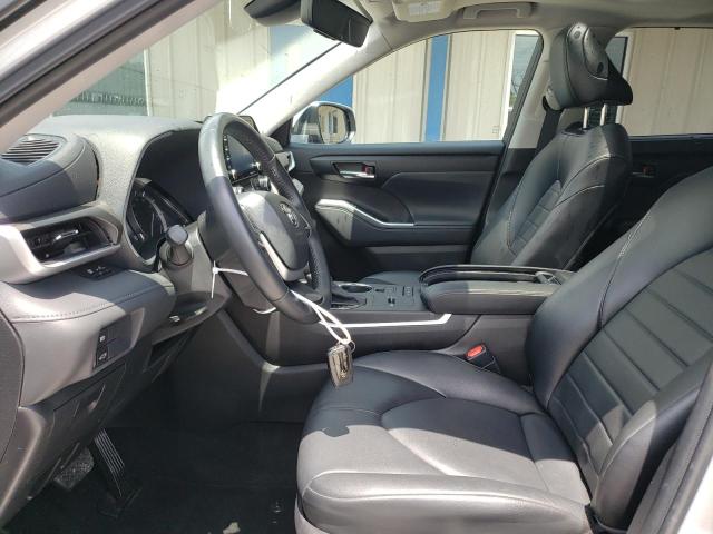 5TDGZRAH5NS545743 - 2022 TOYOTA HIGHLANDER XLE SILVER photo 7