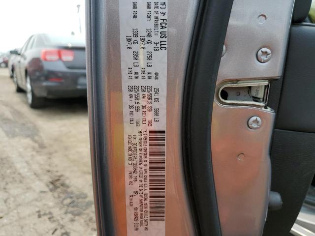 3C4PDDEG0JT336042 - 2018 DODGE JOURNEY GT SILVER photo 13