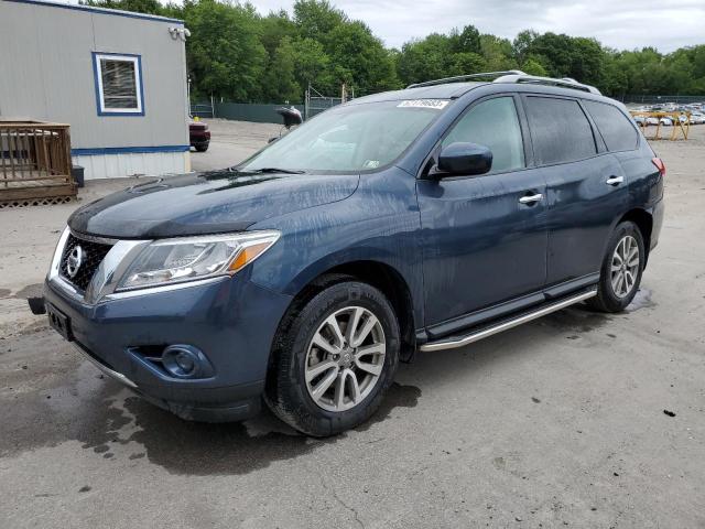 5N1AR2MM6DC616546 - 2013 NISSAN PATHFINDER S BLUE photo 1