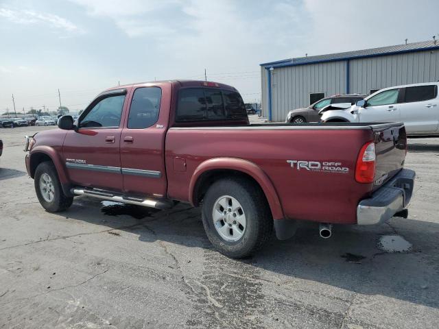 5TBRT34155S464370 - 2005 TOYOTA TUNDRA ACCESS CAB SR5 RED photo 2