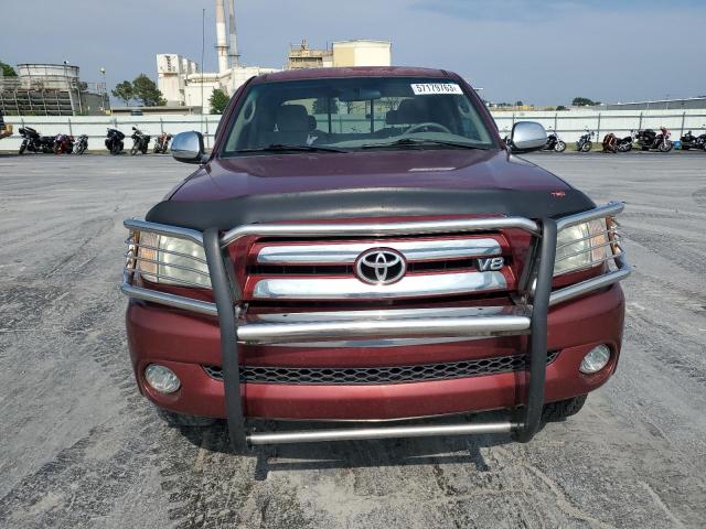 5TBRT34155S464370 - 2005 TOYOTA TUNDRA ACCESS CAB SR5 RED photo 5