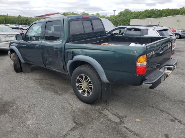 5TEGN92N02Z883629 - 2002 TOYOTA TACOMA DOUBLE CAB PRERUNNER GREEN photo 2