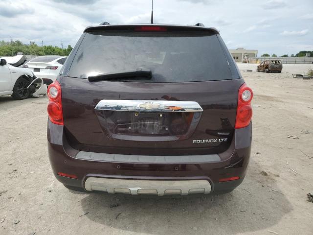 2CNALFEC7B6449487 - 2011 CHEVROLET EQUINOX LTZ BURGUNDY photo 6