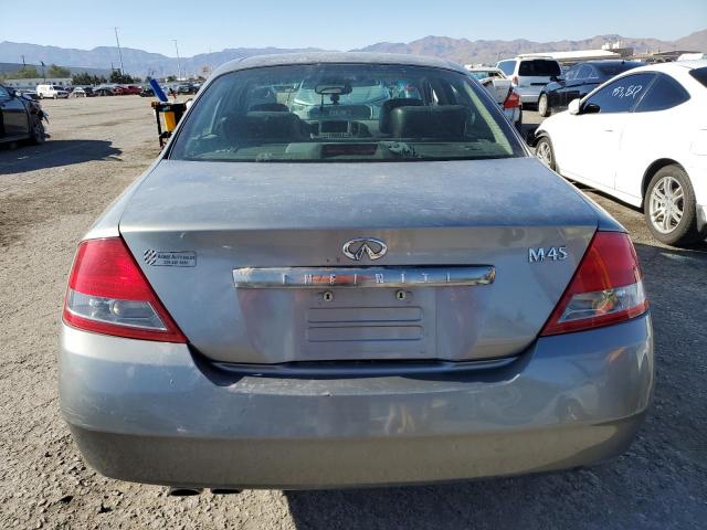 JNKAY41E13M001376 - 2003 INFINITI M45 SILVER photo 6