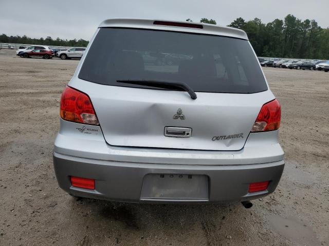 JA4LX31F34U012536 - 2004 MITSUBISHI OUTLANDER LS SILVER photo 6