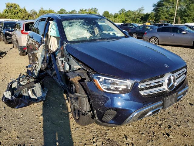 W1N0G8EB0MF970768 - 2021 MERCEDES-BENZ GLC 300 4MATIC BLUE photo 1