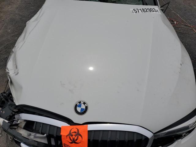 WBA5R7C55KFH29932 - 2019 BMW 330XI WHITE photo 11