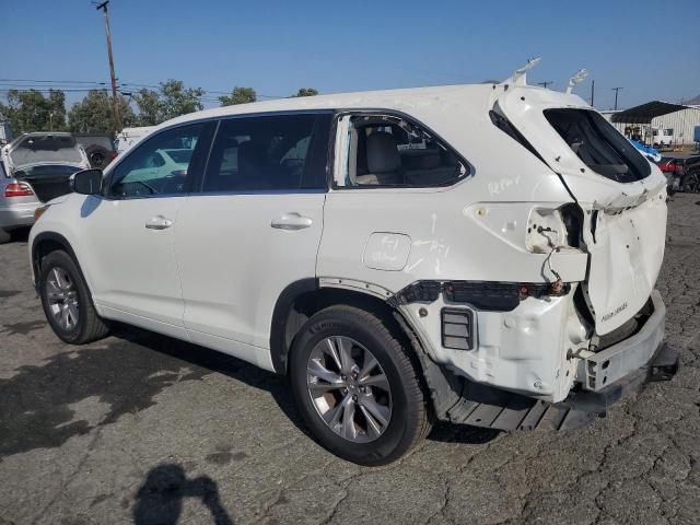 5TDKKRFH0FS070365 - 2015 TOYOTA HIGHLANDER XLE WHITE photo 2