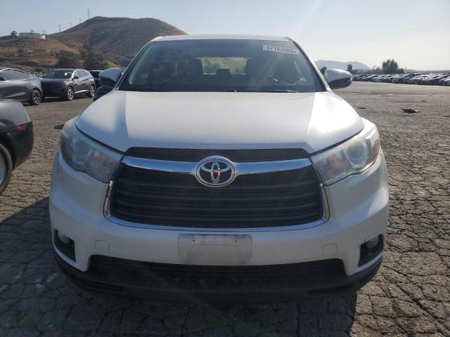 5TDKKRFH0FS070365 - 2015 TOYOTA HIGHLANDER XLE WHITE photo 5