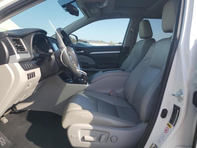 5TDKKRFH0FS070365 - 2015 TOYOTA HIGHLANDER XLE WHITE photo 7