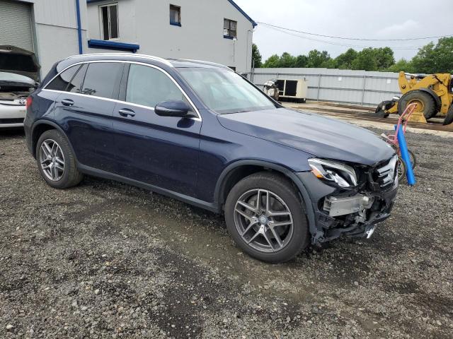 WDC0G4KB0HF140392 - 2017 MERCEDES-BENZ GLC 300 4MATIC BLUE photo 4