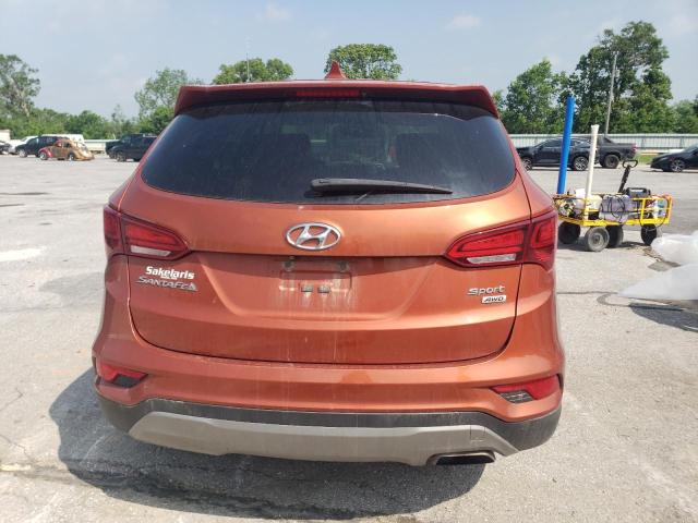 5XYZTDLB7HG391866 - 2017 HYUNDAI SANTA FE S ნარინჯისფერი ფოტო 6