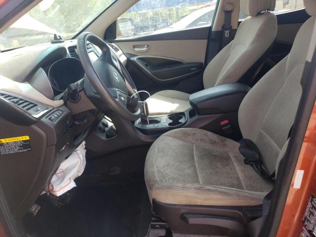 5XYZTDLB7HG391866 - 2017 HYUNDAI SANTA FE S ნარინჯისფერი ფოტო 7