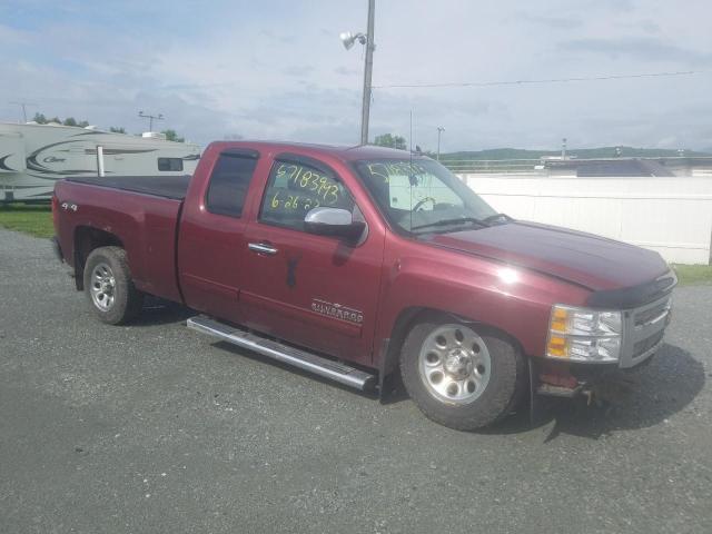 1GCRKREA7DZ117518 - 2013 CHEVROLET SILVERADO K1500 LS BURGUNDY photo 4