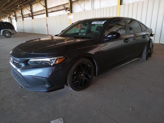 2HGFE2F5XNH561742 - 2022 HONDA CIVIC SPORT 灰色 照片 1