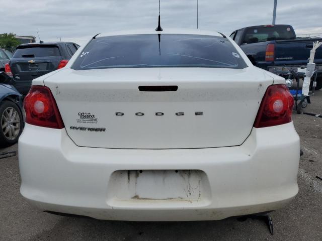 1B3BD4FB8BN523397 - 2011 DODGE AVENGER EXPRESS WHITE photo 6