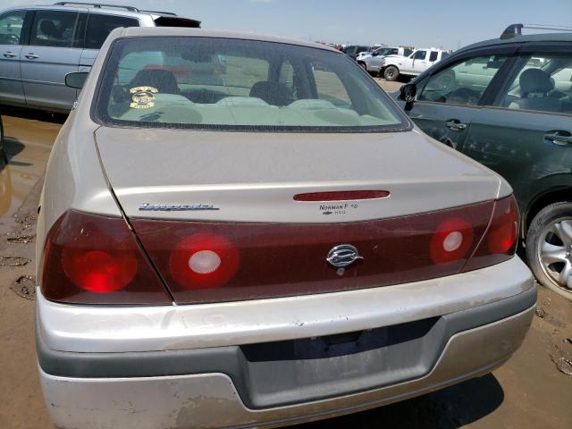 2G1WF52E739105636 - 2003 CHEVROLET IMPALA BEIGE photo 6