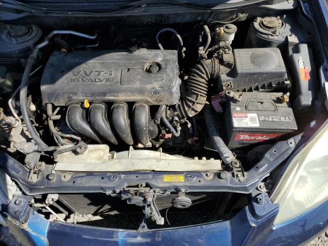 2T1KR32E86C570268 - 2006 TOYOTA COROLLA MA XR BLUE photo 11