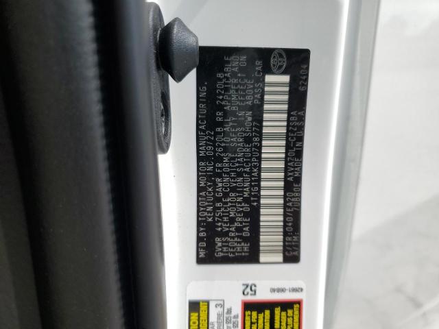 4T1G11AK3PU738777 - 2023 TOYOTA CAMRY SE NIGHT SHADE WHITE photo 13