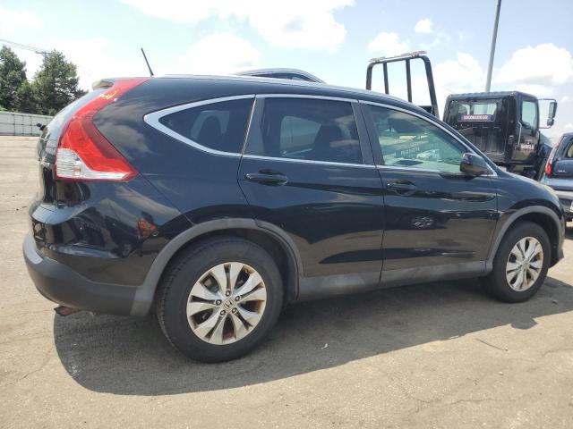 2HKRM4H74CH610429 - 2012 HONDA CR-V EXL BLACK photo 3