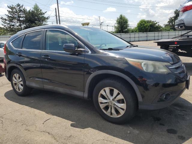2HKRM4H74CH610429 - 2012 HONDA CR-V EXL BLACK photo 4