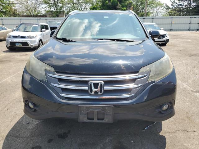 2HKRM4H74CH610429 - 2012 HONDA CR-V EXL BLACK photo 5