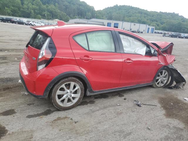 JTDKDTB31J1607400 - 2018 TOYOTA PRIUS C RED photo 3