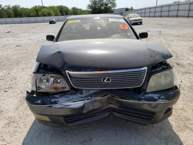 JT8BH28F4Y0169793 - 2000 LEXUS LS 400 BLACK photo 5